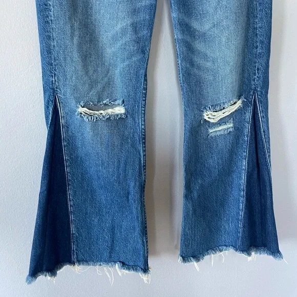 3x1 NYC Higher Ground Gusset Cropped Flare Jeans in Vasto Wash Size 26 - Picture 4 of 9